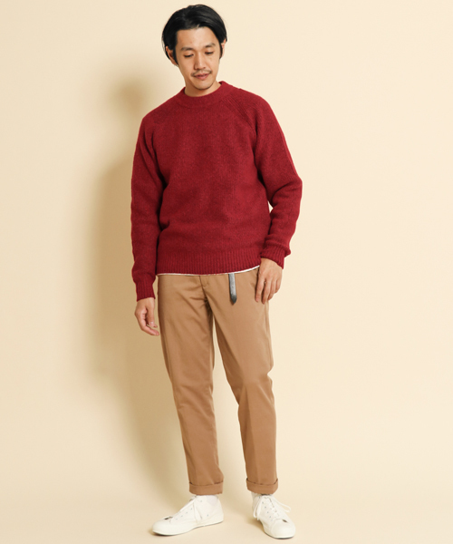 URBAN RESEARCH DOORS(アーバンリサーチドアーズ)の「FORK&SPOON HANAクルーネックニット(ニット/セーター・メンズ・グレー/ネイビー/ロイヤルブルー/グリーン/レッド/オフホワイト・4/5)」の12枚目の写真