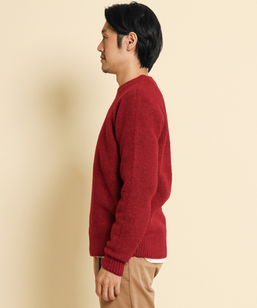 URBAN RESEARCH DOORS(アーバンリサーチドアーズ)の「FORK&SPOON HANAクルーネックニット(ニット/セーター・メンズ・グレー/ネイビー/ロイヤルブルー/グリーン/レッド/オフホワイト・4/5)」の13枚目の写真