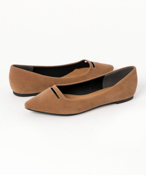 KOBE LETTUCE（コウベレタス）の「コインフラットパンプス（パンプス・レディース・ベージュ/ブラウン/ブラック/マスタード/レオパード/その他/パープル/その他1/シルバー・L/LL/M/S）」の4枚目の写真