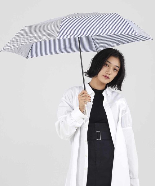 Wpc.（ダブリュピーシー）の「「濡らさない傘」アンヌレラ unnurella mini（折りたたみ傘・レディース・オフホワイト/ドット/ストライプ/ピンク/ネイビー/ホワイト×ブルー/レッド/ブルー/チェック/ブルー系その他/グリーン・FREE）」の14枚目の写真