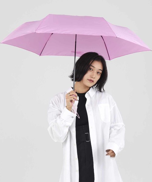 Wpc.（ダブリュピーシー）の「「濡らさない傘」アンヌレラ unnurella mini（折りたたみ傘・レディース・オフホワイト/ドット/ストライプ/ピンク/ネイビー/ホワイト×ブルー/レッド/ブルー/チェック/ブルー系その他/グリーン・FREE）」の12枚目の写真