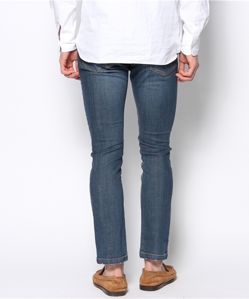 MORGAN HOMME（モルガンオム）の「フローレセントストレッチデニム（デニムパンツ・メンズ・ブルー系その他/ピンク・LARGE/MEDIUM/SMALL/AL）」の4枚目の写真