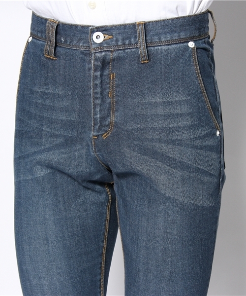 MORGAN HOMME（モルガンオム）の「フローレセントストレッチデニム（デニムパンツ・メンズ・ブルー系その他/ピンク・LARGE/MEDIUM/SMALL/AL）」の5枚目の写真