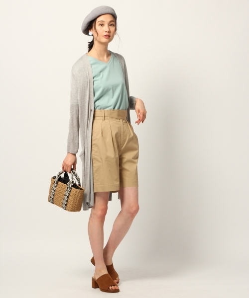 GLOBAL WORK(グローバルワーク)の「DRYグルカショーツ【吸水速乾】/786352(その他パンツ・レディース・ダークブルー/ベージュ/ダークグリーン・MEDIUM/LARGE)」の4枚目の写真