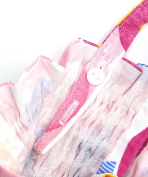 apres les cours（アプレレクール）の「つばき柄浴衣セット（浴衣・キッズ・レッド/ピンク・120/100/110/130/140）」の14枚目の写真