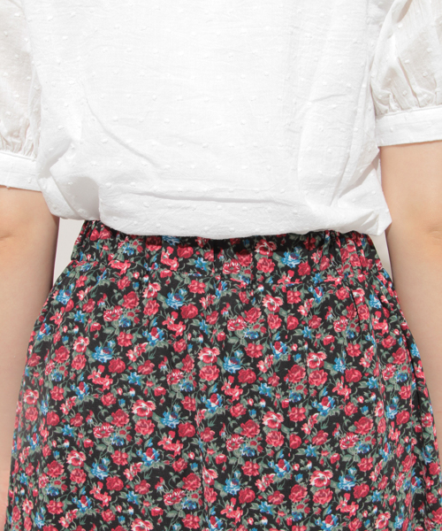 apres jour（アプレジュール）の「ヴィンテージフラワーフレアスカート【ZOZOTOWN限定アイテム】（スカート・レディース・レッド系その他/ダークブラウン・フリー）」の11枚目の写真