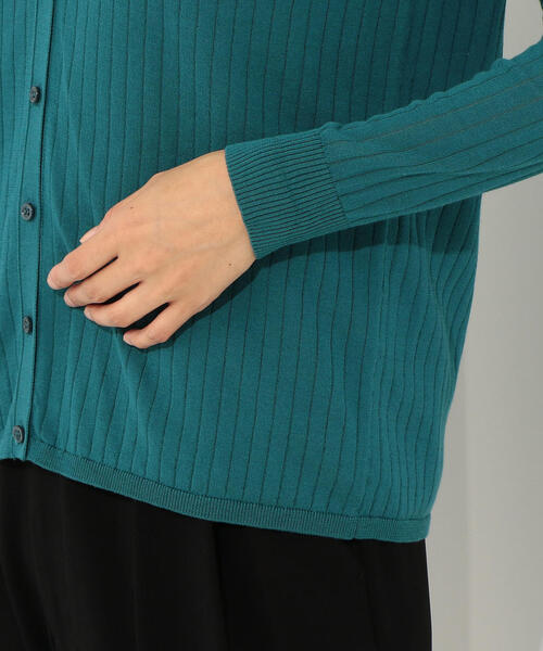 Jewel Changes（ジュエルチェンジズ）の「●JOC バックメタルノースリーブ インナーツイン / ツインニット / ツインカーデ（カーディガン/ボレロ・レディース・ピンク/オフホワイト/ダークグリーン/ブラック・FREE）」の11枚目の写真