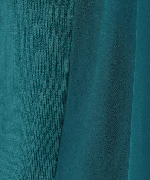 Jewel Changes（ジュエルチェンジズ）の「●JOC バックメタルノースリーブ インナーツイン / ツインニット / ツインカーデ（カーディガン/ボレロ・レディース・ピンク/オフホワイト/ダークグリーン/ブラック・FREE）」の6枚目の写真