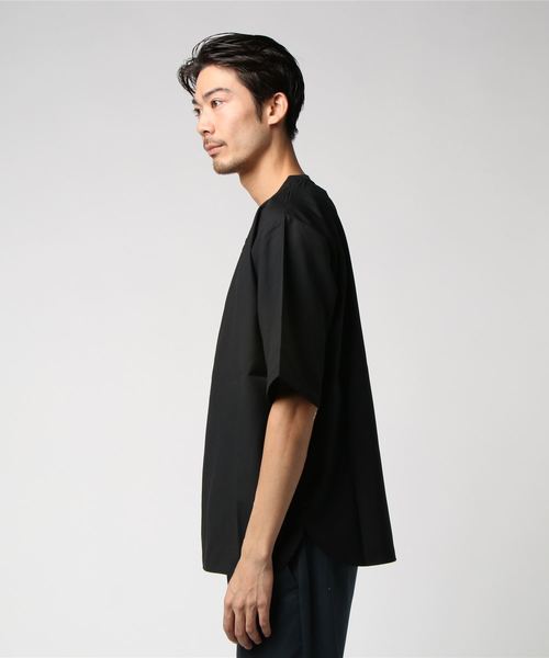 NOT CONVENTIONAL（ノットコンベンショナル）の「NOTCONVENTIONAL/T/R wrap tee（Tシャツ/カットソー・メンズ・ブラック・FREE）」の2枚目の写真