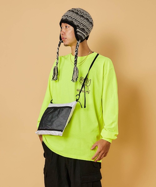 BURLAP OUTFITTER(バーラップアウトフィッター)の「SACOCHE/ サコッシュ(ショルダーバッグ・メンズ・ブラック/グリーン系その他/レッド/ベージュ系その他/ホワイト/カーキブラウン/ブルー系その他/オレンジ/クリア・ONE SIZE)」の2枚目の写真