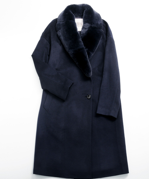 カシミヤ100％ ロングコート ERA] カシミヤ100% ロングコート（その他アウター）｜sankyo shokai