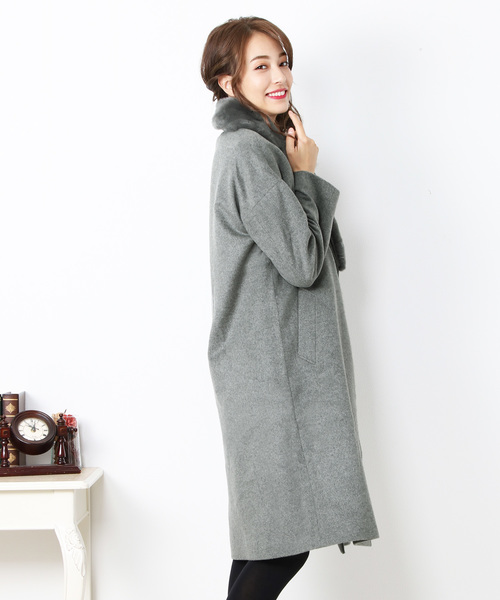 カシミヤ⭐︎ウールロングコート ERA] カシミヤ100% ロングコート（その他アウター）｜sankyo