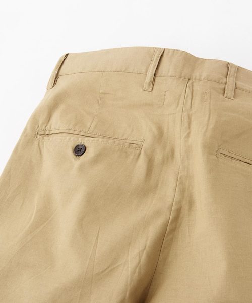 MONO-MART（モノマート）の「綿麻ストレッチタックワイドパンツ（その他パンツ・メンズ・ブラック/ベージュ/ネイビー/ライトオリーブ/グレー系その他/ベージュ系その他・S/M/L）」の12枚目の写真