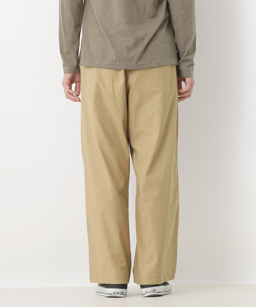 MONO-MART（モノマート）の「綿麻ストレッチタックワイドパンツ（その他パンツ・メンズ・ブラック/ベージュ/ネイビー/ライトオリーブ/グレー系その他/ベージュ系その他・S/M/L）」の16枚目の写真