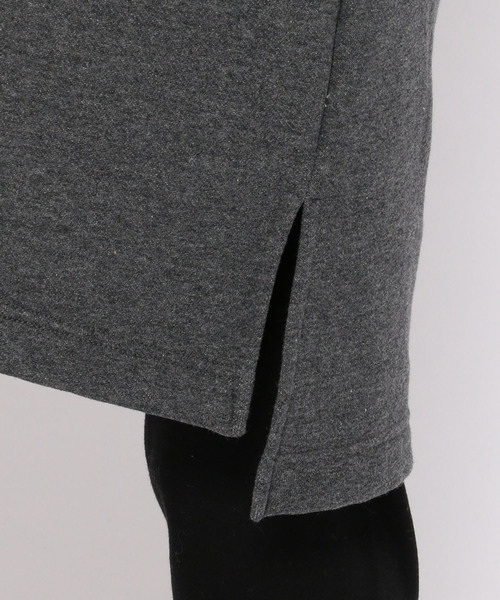 Petit Honfleur（プチオンフルール）の「裏起毛フードワンピース（ワンピース・レディース・グレー/チャコールグレー/サックスブルー・M size/L size）」の13枚目の写真