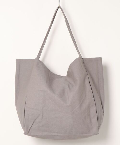 VitaFelice（ヴィータフェリーチェ）の「大容量リバーシブルキャンバストートバック（トートバッグ・レディース・グリーン/アイボリー/ブラック/ネイビー/チャコールグレー/ブラック系その他/ブルー系その他/グレー・FREE）」の5枚目の写真