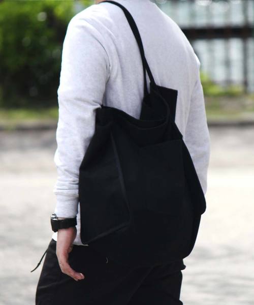 VitaFelice（ヴィータフェリーチェ）の「大容量リバーシブルキャンバストートバック（トートバッグ・レディース・グリーン/アイボリー/ブラック/ネイビー/チャコールグレー/ブラック系その他/ブルー系その他/グレー・FREE）」の12枚目の写真