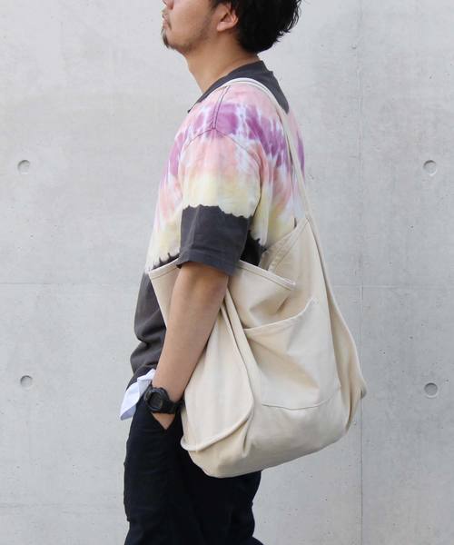 VitaFelice（ヴィータフェリーチェ）の「大容量リバーシブルキャンバストートバック（トートバッグ・レディース・グリーン/アイボリー/ブラック/ネイビー/チャコールグレー/ブラック系その他/ブルー系その他/グレー・FREE）」の13枚目の写真