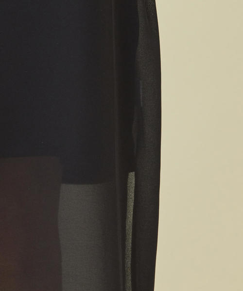 BEAUTY&YOUTH UNITED ARROWS（ビューティーアンドユースユナイテッドアローズ）の「BY∴ シフォンレイヤードTEEワンピースо（ワンピース・レディース・ブラック/オリーブ/ダークブラウン・FREE）」の18枚目の写真