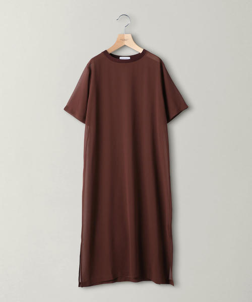 BEAUTY&YOUTH UNITED ARROWS（ビューティーアンドユースユナイテッドアローズ）の「BY∴ シフォンレイヤードTEEワンピースо（ワンピース・レディース・ブラック/オリーブ/ダークブラウン・FREE）」の20枚目の写真