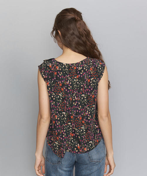 BEAUTY&YOUTH UNITED ARROWS（ビューティーアンドユースユナイテッドアローズ）の「＜BRISEMY＞フラワープリントノースリーブブラウス（シャツ/ブラウス・レディース・ネイビー・38）」の2枚目の写真