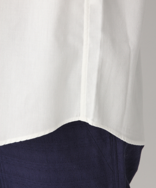 GLOBAL WORK（グローバルワーク）の「パナマバンドカラー7分袖【吸水速乾】/827162（シャツ/ブラウス・メンズ・ホワイト/ベージュ/ネイビー/ライトグリーン/その他1・SMALL/MEDIUM/LARGE/X-LARGE）」の20枚目の写真