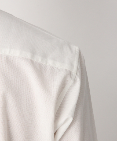 GLOBAL WORK（グローバルワーク）の「パナマバンドカラー7分袖【吸水速乾】/827162（シャツ/ブラウス・メンズ・ホワイト/ベージュ/ネイビー/ライトグリーン/その他1・SMALL/MEDIUM/LARGE/X-LARGE）」の22枚目の写真