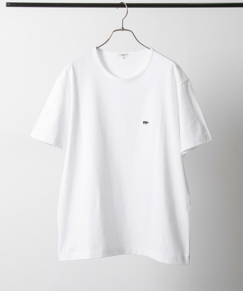 Scye(サイ)の「Scye×URBAN RESEARCH 別注LOGO SHORT-SLEEVE T-SHIRTS(Tシャツ/カットソー)」|ホワイト