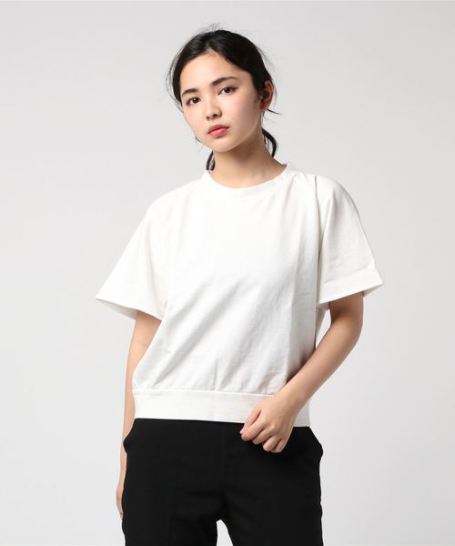 Culture Medium（カルチャーミディアム）の「ミニ裏毛ラグランプルオーバー（その他トップス・レディース・ホワイト/モカ/ブラック/サックスブルー・FREE）」の8枚目の写真