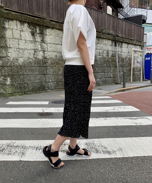 Culture Medium（カルチャーミディアム）の「ミニ裏毛ラグランプルオーバー（その他トップス・レディース・ホワイト/モカ/ブラック/サックスブルー・FREE）」の13枚目の写真