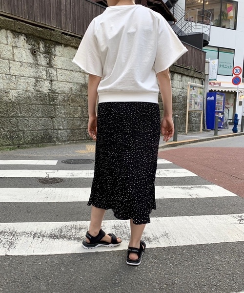 Culture Medium（カルチャーミディアム）の「ミニ裏毛ラグランプルオーバー（その他トップス・レディース・ホワイト/モカ/ブラック/サックスブルー・FREE）」の12枚目の写真