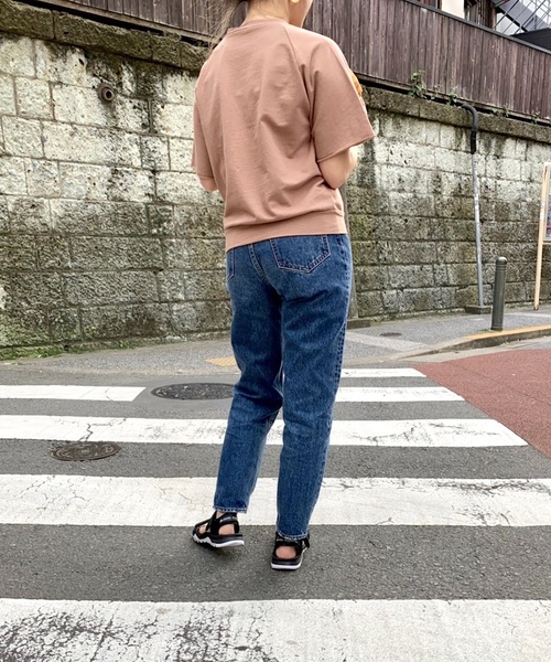 Culture Medium（カルチャーミディアム）の「ミニ裏毛ラグランプルオーバー（その他トップス・レディース・ホワイト/モカ/ブラック/サックスブルー・FREE）」の10枚目の写真