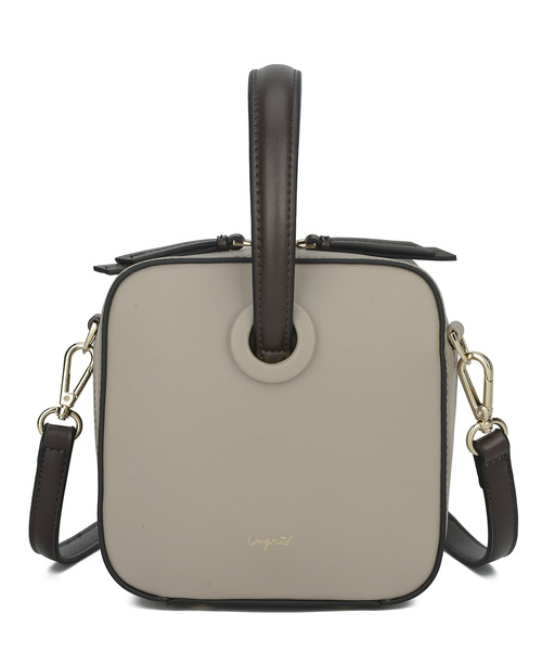 Ungrid（アングリッド）の「【Ungrid/アングリッド】　スクウェアー2WAYショルダーバッグ（ショルダーバッグ・レディース・ブラック/ベージュ/ベージュ系その他/ブルー系その他・FREE）」の4枚目の写真