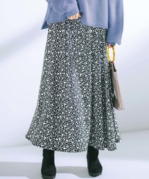 GeeRA | 【19秋新着】上品プリントロングスカート(スカート)