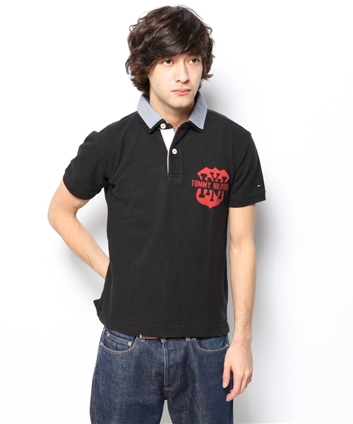 TOMMY HILFIGER（トミーヒルフィガー）の「13SS-MALDEN POLO（ポロシャツ・メンズ・ホワイト/ブラック・XX-LARGE/X-LARGE/LARGE/MEDIUM/SMALL）」の2枚目の写真