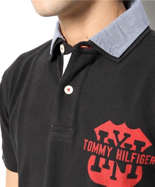 TOMMY HILFIGER（トミーヒルフィガー）の「13SS-MALDEN POLO（ポロシャツ・メンズ・ホワイト/ブラック・XX-LARGE/X-LARGE/LARGE/MEDIUM/SMALL）」の7枚目の写真
