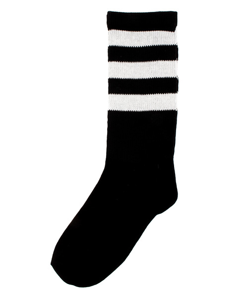 WEGO(ウィゴー)の「WEGO/ラインソックス(ソックス/靴下・レディース・ホワイト/その他1/ブラック/レッド・FREE)」の3枚目の写真