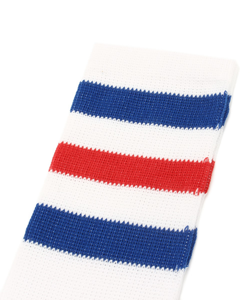 WEGO(ウィゴー)の「WEGO/ラインソックス(ソックス/靴下・レディース・ホワイト/その他1/ブラック/レッド・FREE)」の5枚目の写真