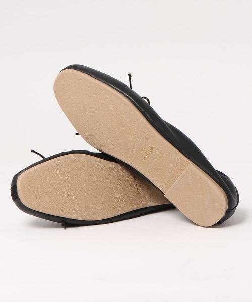 KOBE LETTUCE（コウベレタス）の「レースアップギャザーフラットパンプス（パンプス・レディース・ホワイト/ブラック/その他/シルバー/ミント・L/S/M/LL）」の6枚目の写真