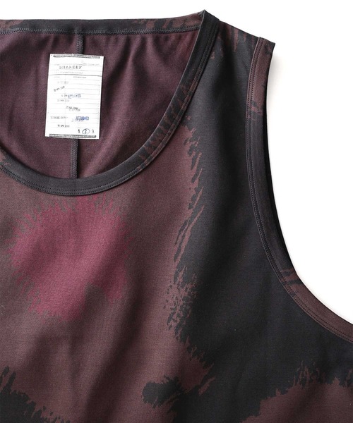 SHAREEF(シャリーフ)の「DOUBLE JQ TANKTOP(タンクトップ・メンズ・ブラウン/ネイビー/モカ・1/2/3)」の4枚目の写真