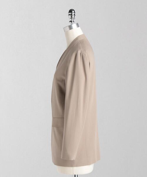 LOEFF（ロエフ）の「＜LOEFF（ロエフ）＞ ギャバ ノーカラー