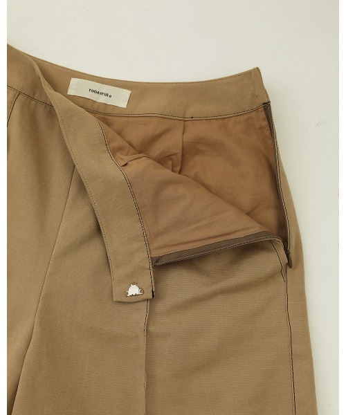 TODAYFUL（トゥデイフル）の「スムースステッチハーフパンツ（その他パンツ・レディース・ベージュ/キャメル・36inch/38inch）」の8枚目の写真