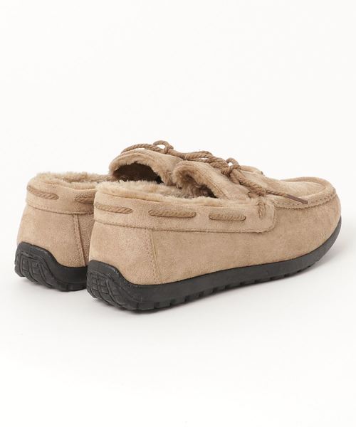 AAA+（サンエープラス）の「AAA+ PUレザー エコファーモカシンシューズ（モカシン/デッキシューズ・メンズ・ブラウン/グレー/ベージュ/ブラック・39/43/44/41/40/42）」の6枚目の写真