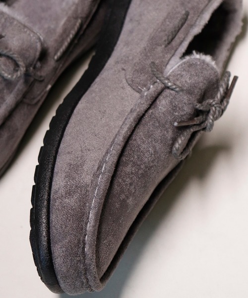 AAA+（サンエープラス）の「AAA+ PUレザー エコファーモカシンシューズ（モカシン/デッキシューズ・メンズ・ブラウン/グレー/ベージュ/ブラック・39/43/44/41/40/42）」の10枚目の写真