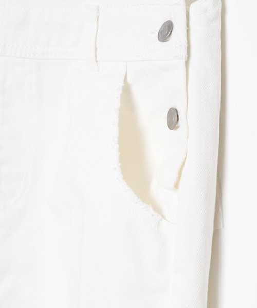 WEGO（ウィゴー）の「WEGO/ダメージオーバーオール（サロペット/オーバーオール・レディース・ホワイト・FREE）」の3枚目の写真