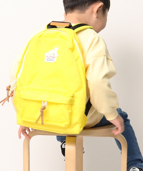 FREDRIK PACKERS（フレドリックパッカーズ）の「∴【 FREDRIK PACKERS / フレドリックパッカーズ 】 KIDS DAY PACK‥（バックパック/リュック・キッズ・ネイビー/レッド/オリーブ/ピンク/イエロー/ブルー・FREE）」の4枚目の写真