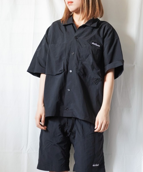 WILD THINGS(ワイルドシングス)の「/WILD THINGS/S/S CAMP SHIRT(シャツ/ブラウス・レディース・ブラック/グレー系その他/マスタード/マルチ・SMALL/MEDIUM/LARGE/X-LARGE)」の2枚目の写真
