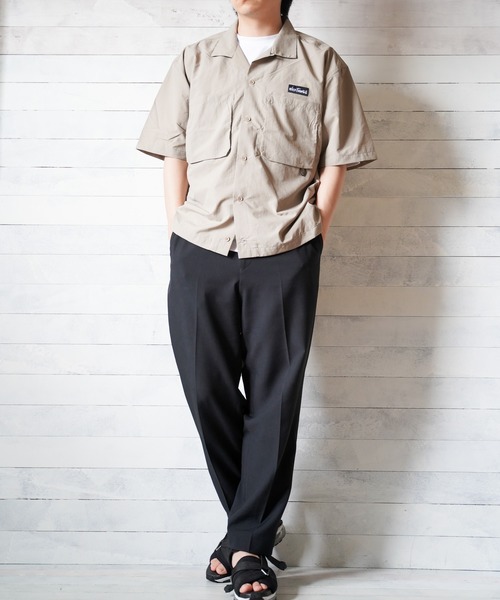 WILD THINGS(ワイルドシングス)の「/WILD THINGS/S/S CAMP SHIRT(シャツ/ブラウス・レディース・ブラック/グレー系その他/マスタード/マルチ・SMALL/MEDIUM/LARGE/X-LARGE)」の10枚目の写真