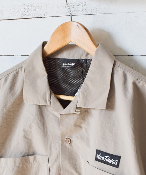 WILD THINGS(ワイルドシングス)の「/WILD THINGS/S/S CAMP SHIRT(シャツ/ブラウス・レディース・ブラック/グレー系その他/マスタード/マルチ・SMALL/MEDIUM/LARGE/X-LARGE)」の7枚目の写真
