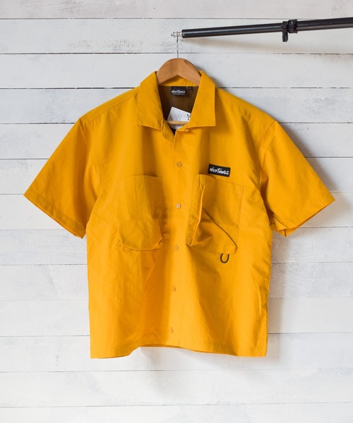 WILD THINGS(ワイルドシングス)の「/WILD THINGS/S/S CAMP SHIRT(シャツ/ブラウス・レディース・ブラック/グレー系その他/マスタード/マルチ・SMALL/MEDIUM/LARGE/X-LARGE)」の13枚目の写真